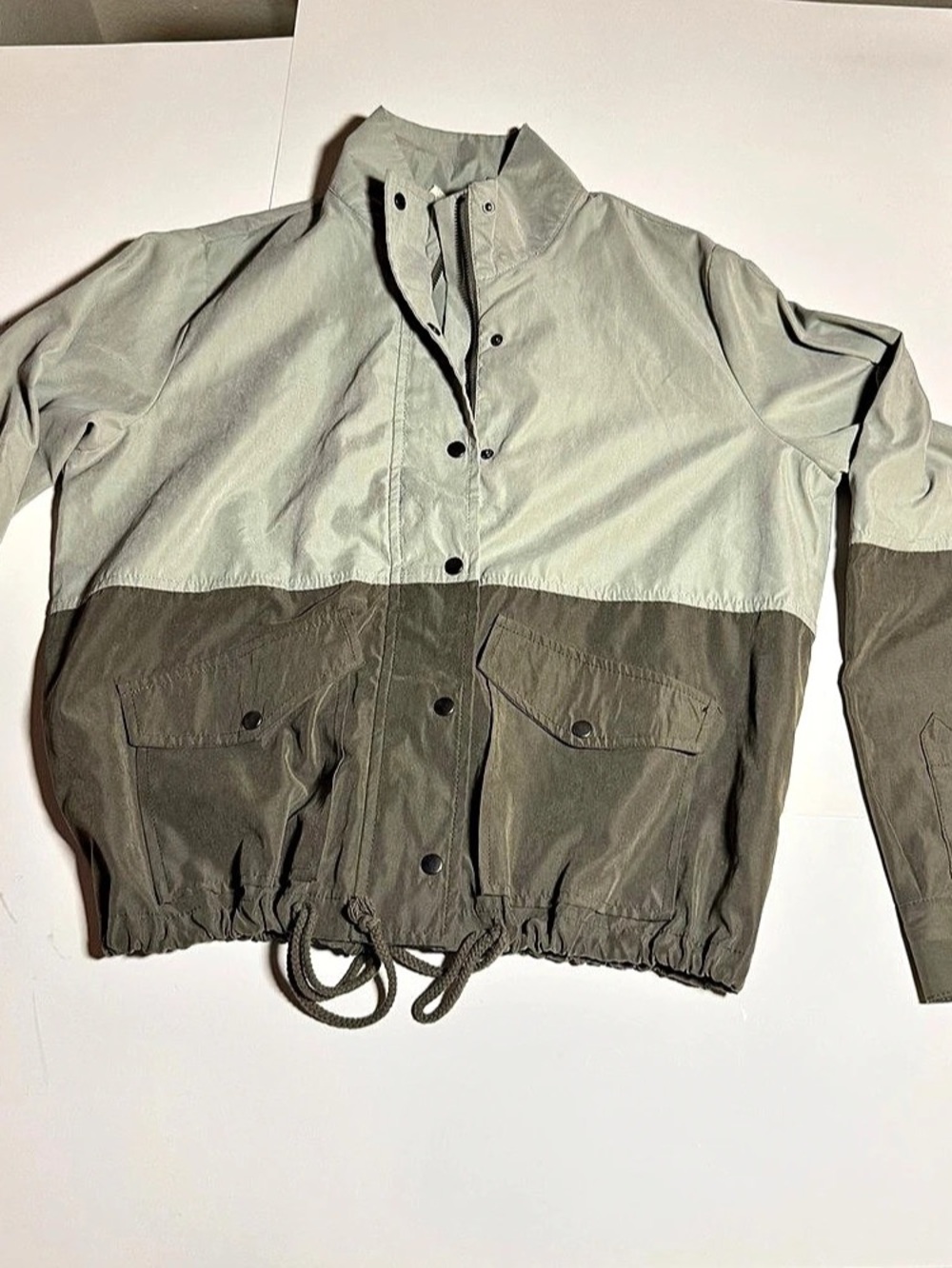 Sweet Wanderer Color Block Utility Jacket Size Medium Like New